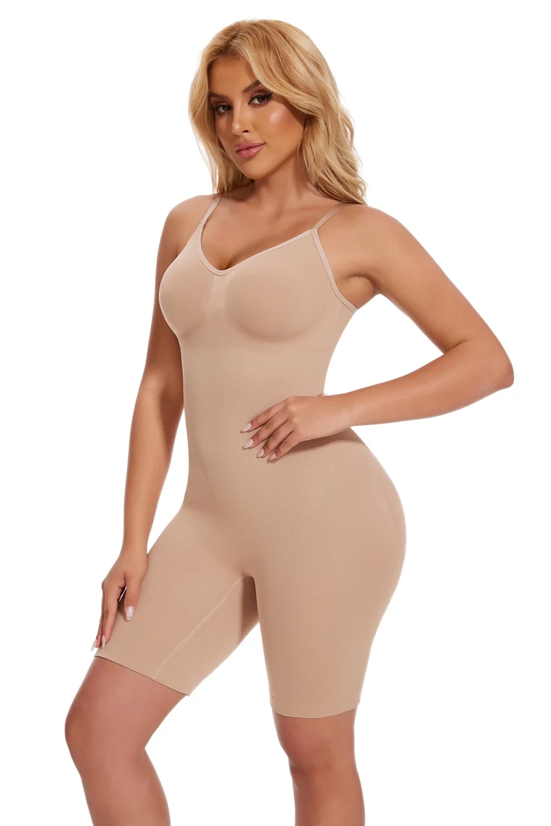 Tummy Control Bodysuit Shapewear Women Tank Top Seamless Full Body Shaper Anti Chafing Short Slimming Waist Trainer Butt Lifter
