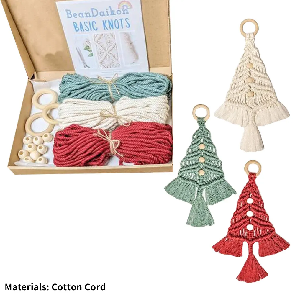 Christmas Macrame Wall Hanging Wsrrdrecvhi Christmas Tree Macrame Kit 