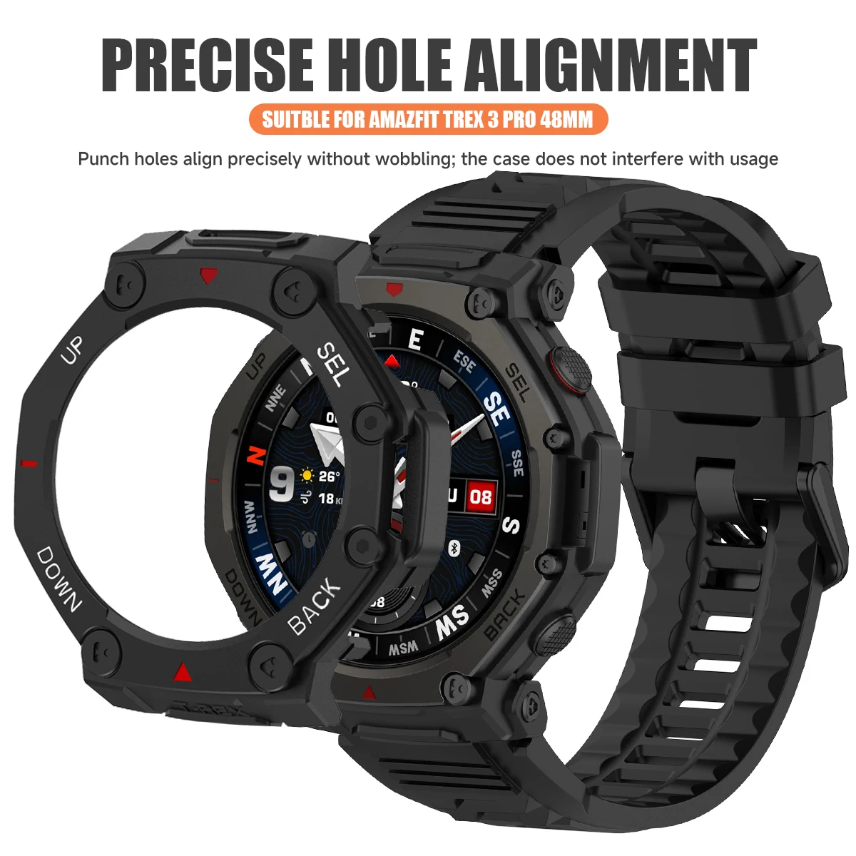 Rugged Protective Smartwatch Cover Sleeve Bumper Accessory