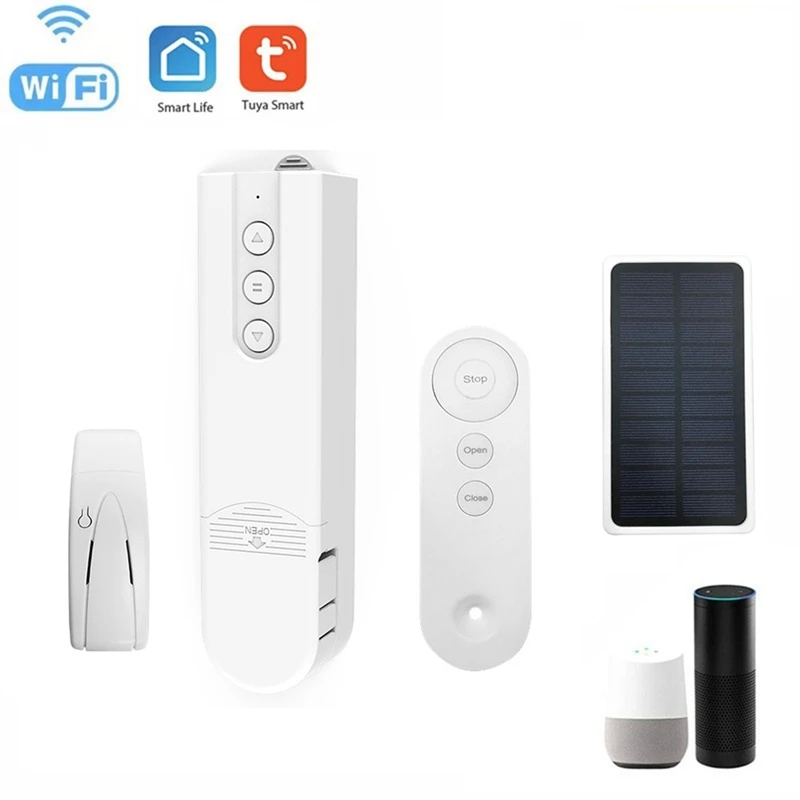

Tuya Smart WIFI Automatic Electric Roller Shutter Shadows Lifting Curtain Opening Closing Driver