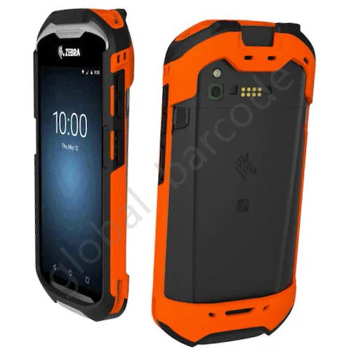 

For Zebra SG-TC52AX-LORGB-01 TC52ax Rugged Boot Protective Case Cover - Orange