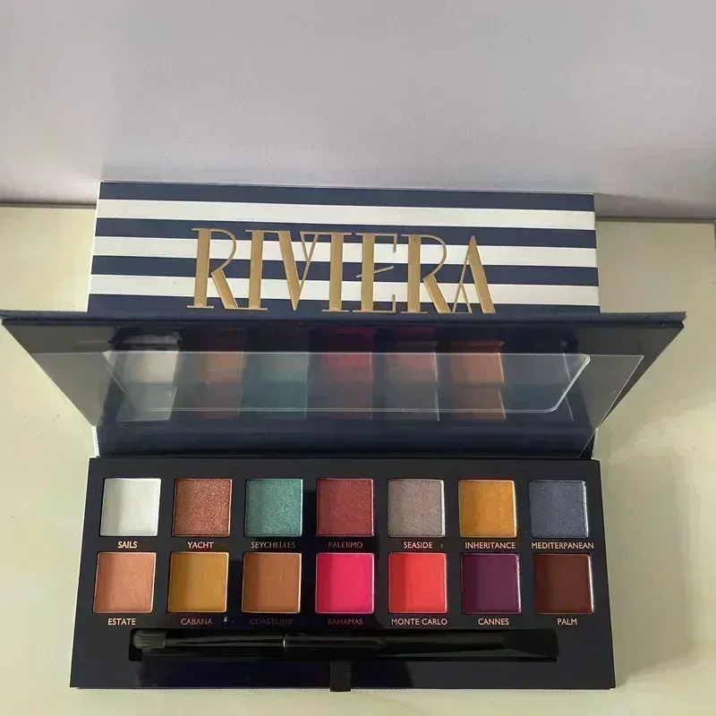 2025 Good Sale Natural Matte Eye Shadow Waterproof Palette Shimmer Eyeshadow Soft Glam Norvina Sultry Riviera That Glow 3