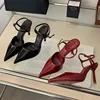 New In 2025 Footwear Shallow Ladies High Heels Shoes Female Pointed Toe Sandal Fashion Ankle Strap Women Heels Pumps Shoes Mules 2