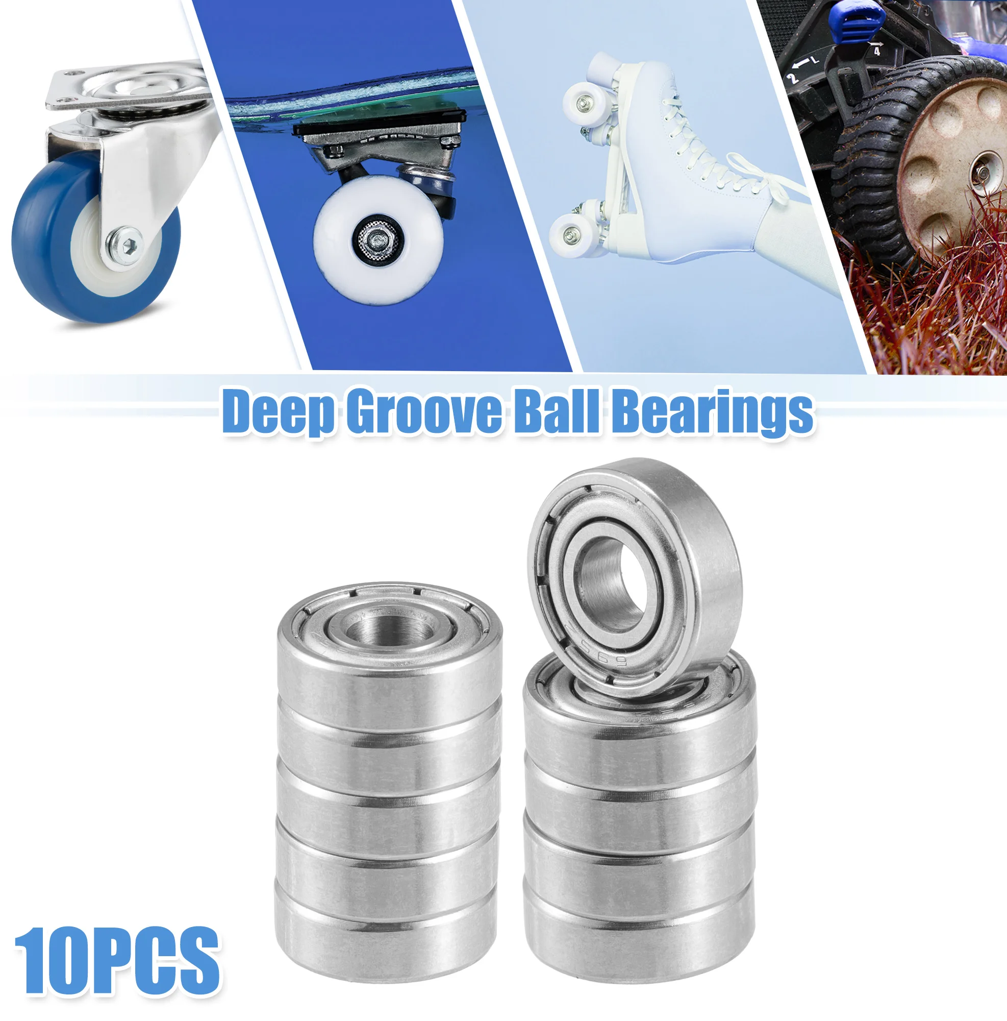 Othmro 604ZZ Lot De 5 Roulements à Billes à Rainure Profonde