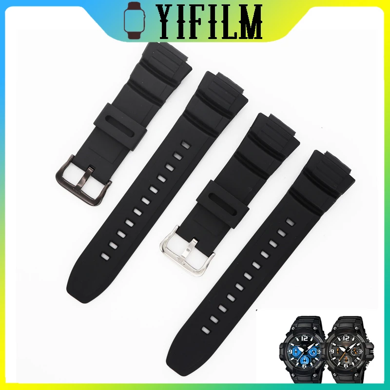 Прочный ремешок с защитой от падения для Casio MCW 100H 110H W-S220 модный силиконовый
