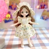 23cm BJD Doll Girl Body Toy 15 Joint Movable  Kawaii Doll With Fashion Clothes Soft Hair Dress Up Girls Toys Birthday Gift Doll 3