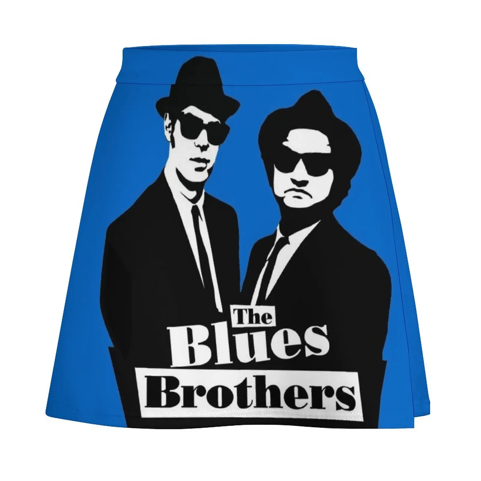 Blues Brothers Mini Skirt japanese fashion 90s vintage clothes
