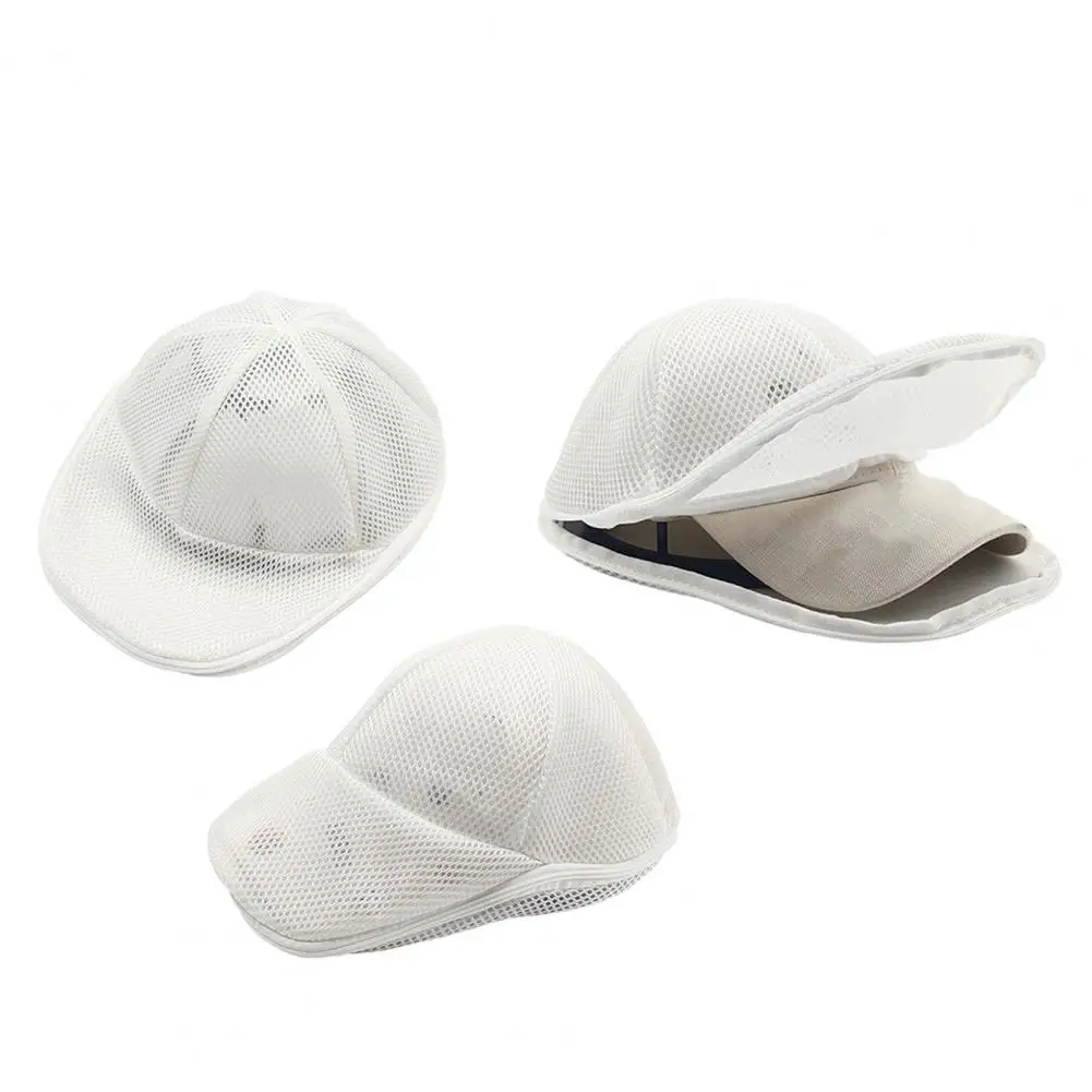 Hat Washer Cage Baseball Cap Washer Cage Reusable Mesh Tool with Zipper Hat Washing Frame for Multifunctional Use Tool