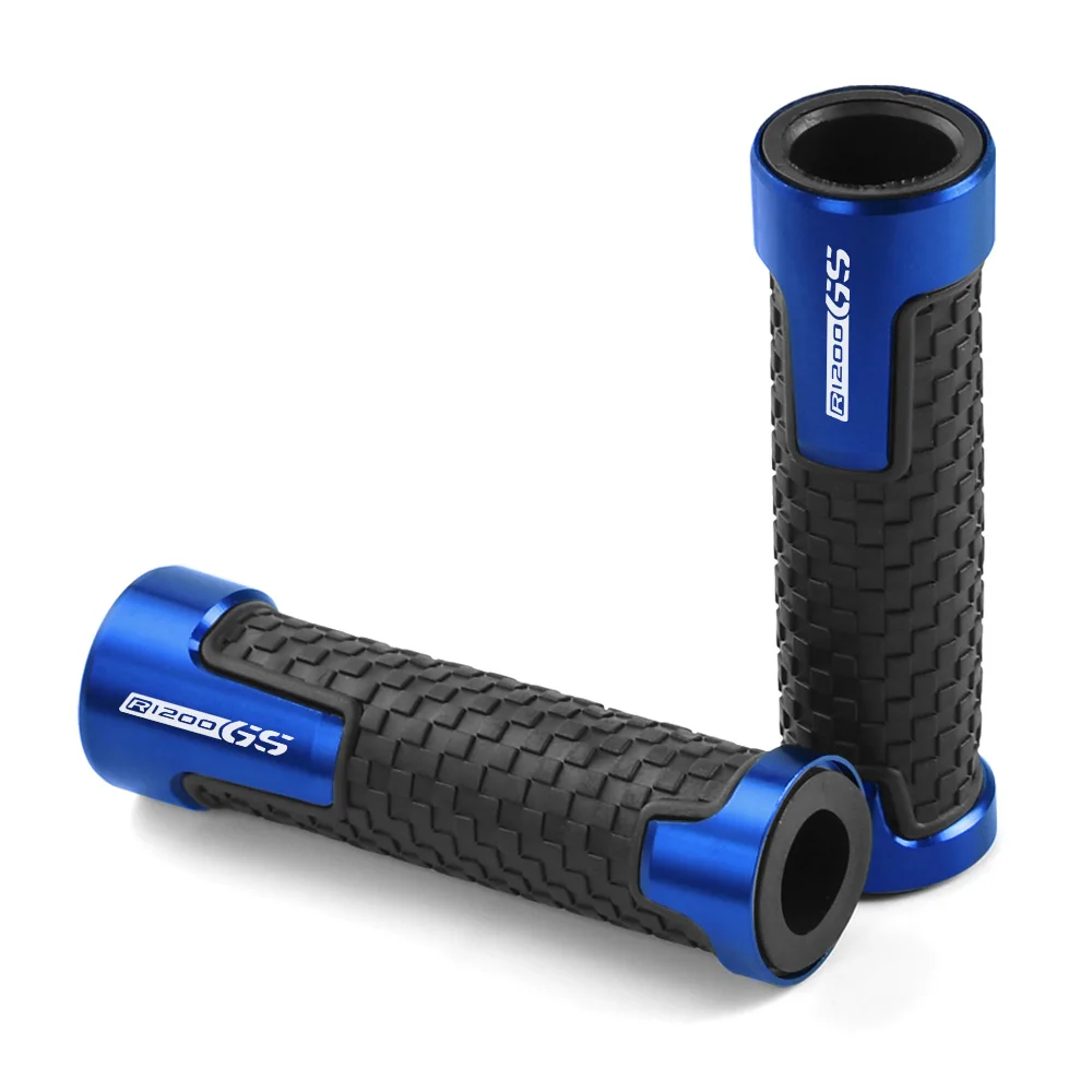 CNC Motorcycle Handlebar Rubber Grips - 22MM 7/8'' Thruster Design