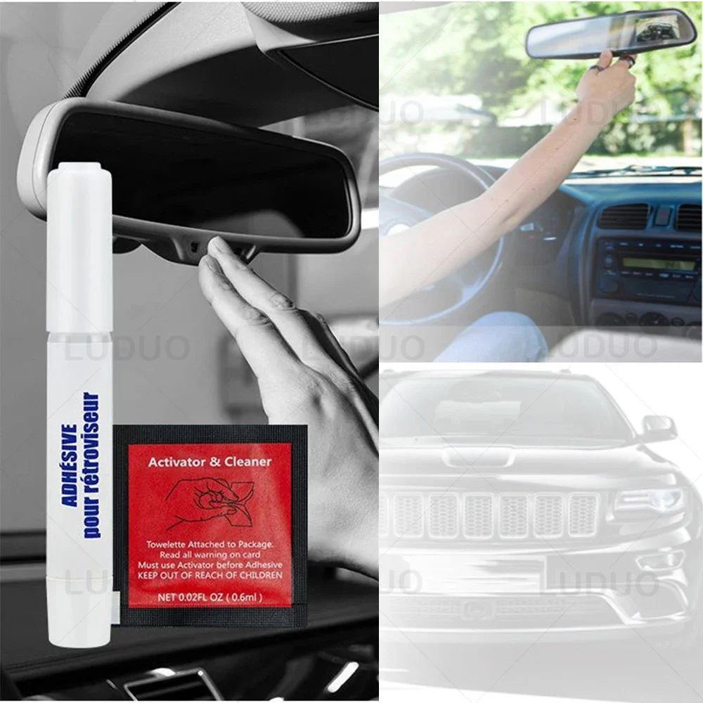 3/1PCS Liquid Super Glue Car Rearview Mirror Repair Adhesive Glass Metal Restoration Fillers Sealants 15 Minutes Curing Glue 3
