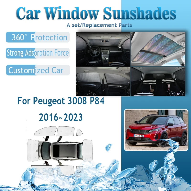 

Солнцезащитный козырек для Peugeot 3008 P84 MK2 2016 ~ 2023