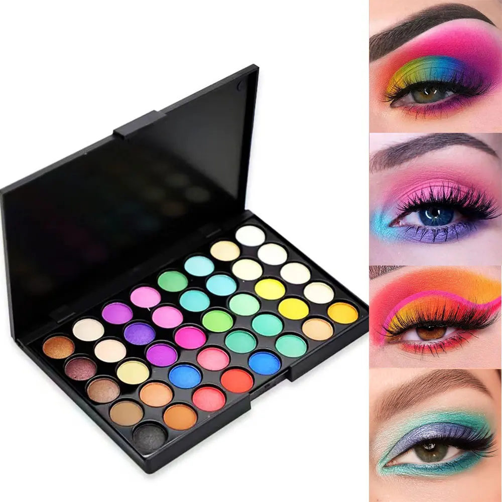 40colors Solid Rubbing Powder Palette Set Stunning Gradient Smudge Patting Nail Pigment French Ombre Nail Dust Diy Decoration #5