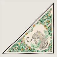 Cashmere Silk Scarf Designer Printed Luxury Pashmina Shawls for Women Hand Rolled Edges Stole Blanket Triangle Scarves Poncho