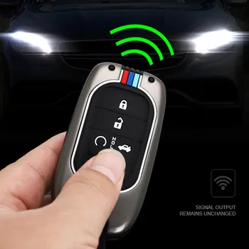 Cover chiate/telecomando per Honda CRV Civic Accord 2021 2022 4 5 pulsanti di protezione portachiavi accessori senza chiave 5 Cover chiate/telecomando per Honda CRV Civic Accord 2021 2022 4 5 pulsanti di protezione portachiavi accessori senza chiave - Custodia per chiave a distanza per auto Shell Fob per Honda CRV Civic Accord 2021