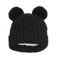 أطفال الشتاء قبعة وشاح قفازات مجموعة الفتيات وشاح محبوك 3 قطعة مجموعة تشايلدز شتاء دافئ الرقبة الأوشحة قبعة قبعة لصبي قفازات الطفل دعوى 4