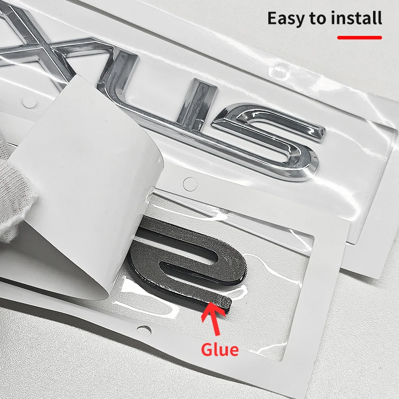 렉서스 F 스포츠 GX460 Ct200h IS250 ES 220D IS200 F스포츠 GS GX IS LS LX NX RX UX CT LC RC 용 3D 자동차 트렁크 레터 스티커 액세서리