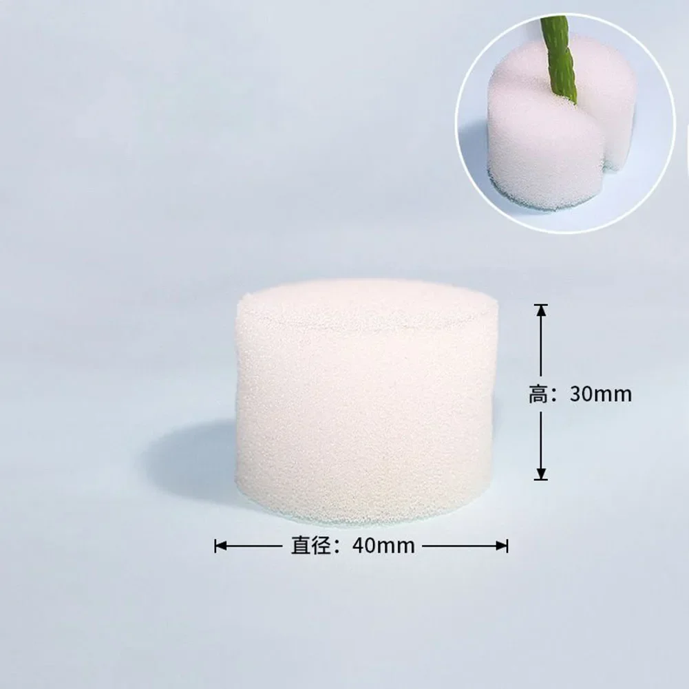 100PCS Soilless Hydroponics Sponge 30mm*40m For Fruits, Beans, Vegetables, Grains, Flowers Sponge Cultivation Tray