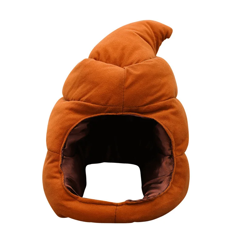 Poop Head Cover niedlichen schrulligen Poop Hut Winter warmen Sand Skulptur Foto lustige Cartoon Oddball Poop Cap lustige Hut – Detail 6