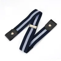 Traceless Invisible Elastic Belt Women's Belt Jeans Pants Men's Elastic Belt 6