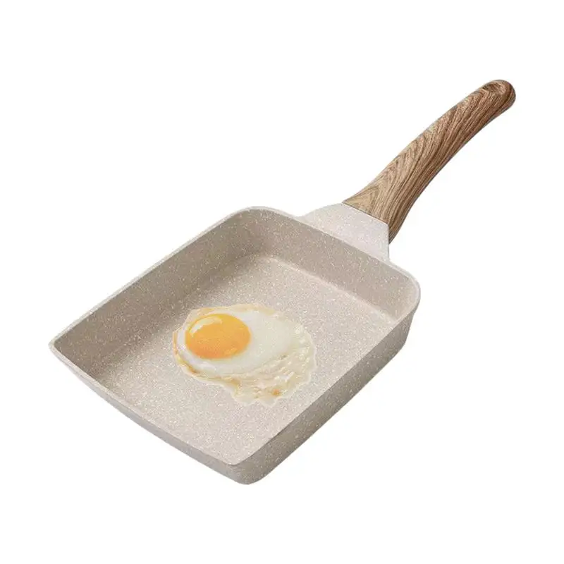 

Omelette Pan Nonstick Granite Coating Skillet Non Stick Stone Cookware Healthy Camping Pan For Barbecue Cake Making Stir-Fry