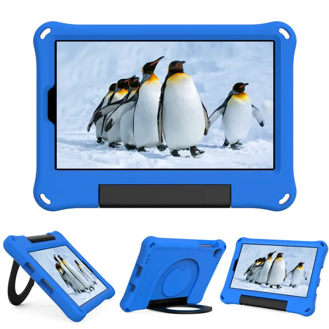 For Samsung Galaxy Tab A7 Lite Case EVA Tablet Stand Cover Case for Galaxy Tab A7 Lite SM-T220 SM-T225  8.7 inch  Kids Case Blue