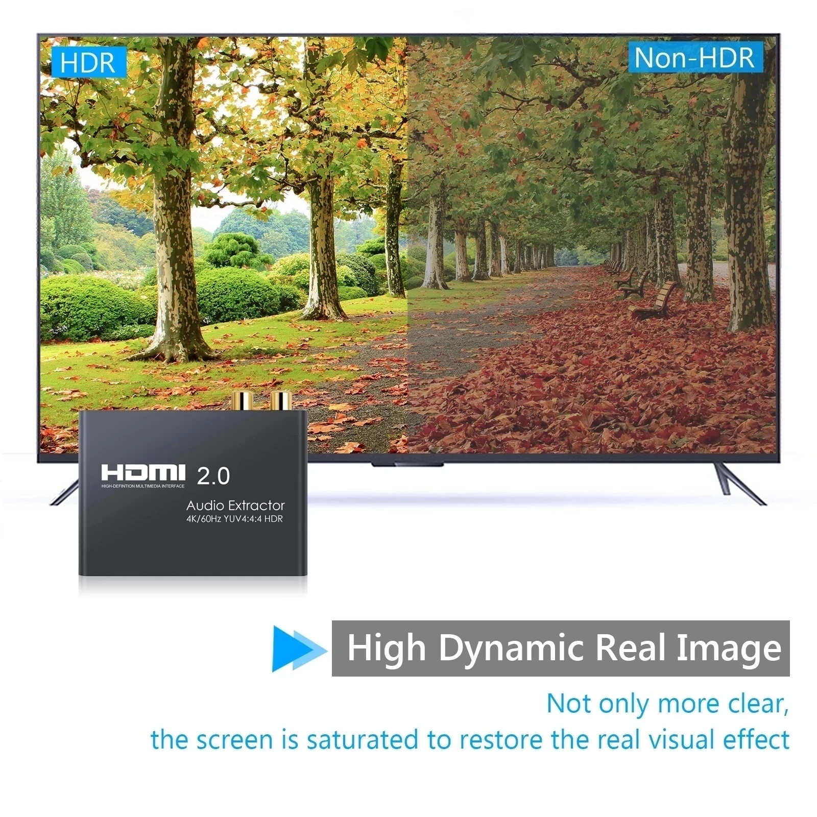 4K 60Hz HDMI  , HDMI 2.0 ARC- TOSLINK SPDIF R/L 3.5mm  ȯ  YUV4:4:4 HDR 5.1CH /2.0CH