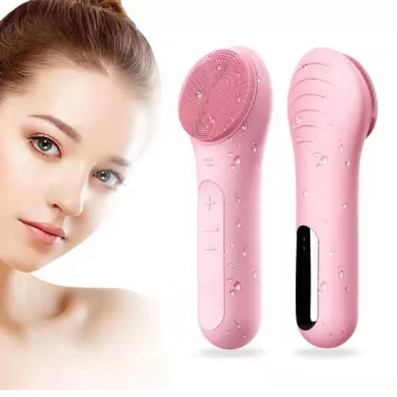 

Miredor USB Charging Sonic Face Cleansing Brush Silicone Facial Brush Deep Pore Cleaning Waterproof Face Massage Skin Care Tool