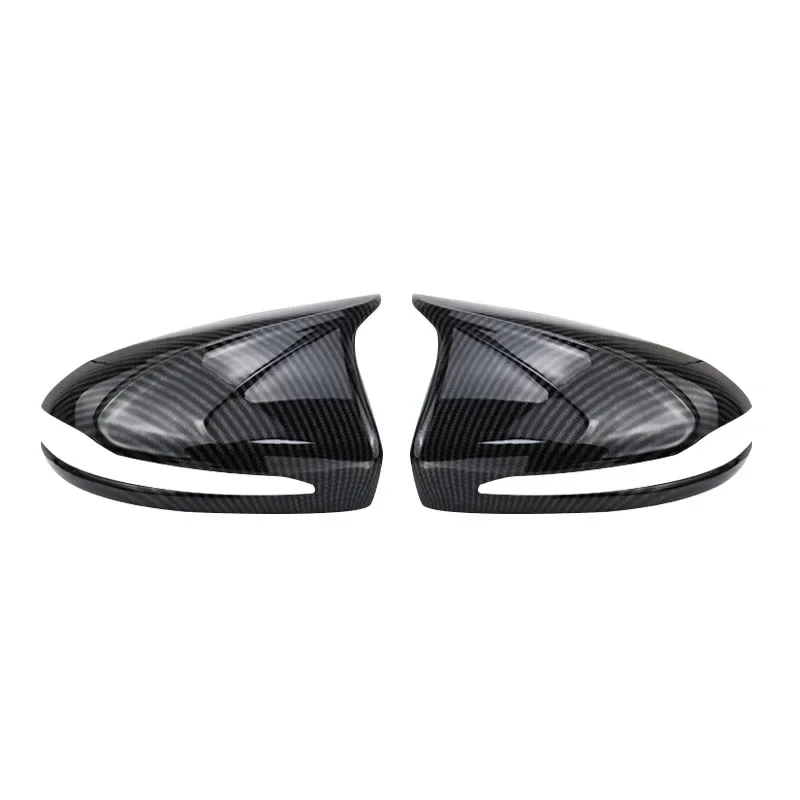 Carbon Fiber Look Door Mirror Cap Covers for Mercedes B C E S CLS GLA GLB GLC W205 W247 H247 X247 X253 C253 W222 C217 W213 C257