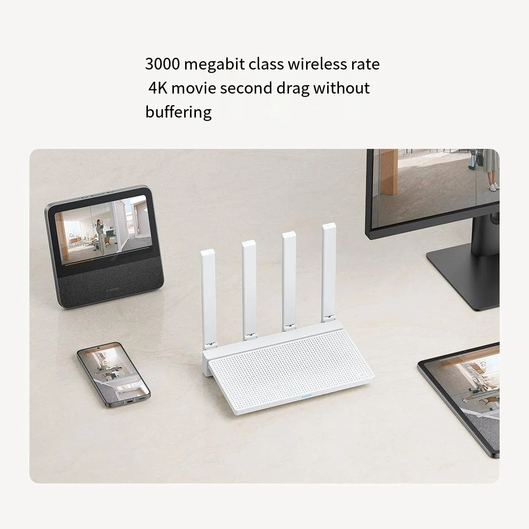 Xiaomi-roteador Wifi Redmi para Crianças Tecnologia Mesh Penetração de Parede Eficiente Proteção Online Repetidor Ax3000t 2.4g 5g - Imagem 4