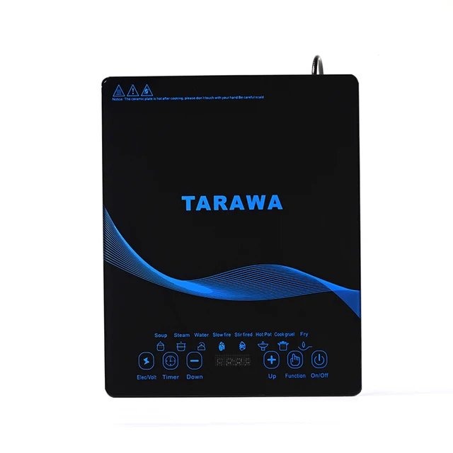 Portable Induction Cooker Heating Plate Countertop Burner Multi-function High Power 1500W Induction Cooker LED Display Home 6