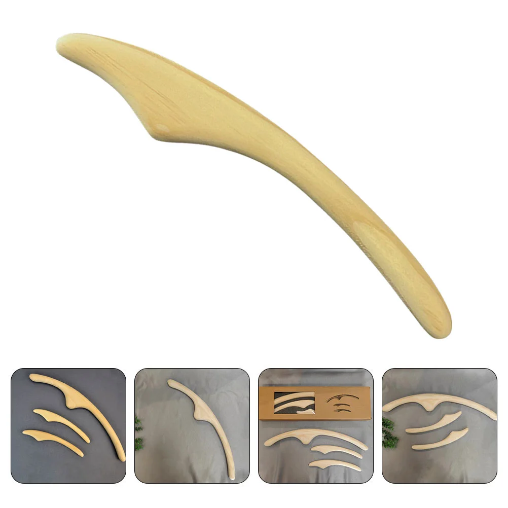 Massage Stick Back Scratcher Sculpting Massaging for Body Wood Face Tool Rod Sculptor