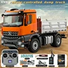 In Stock Kabolite 5701 4x4 1/14 Remote Control Dumper Tipper Car RTR RC Dump Truck Sound Light System Lead Screw Gifts Toy Model 1