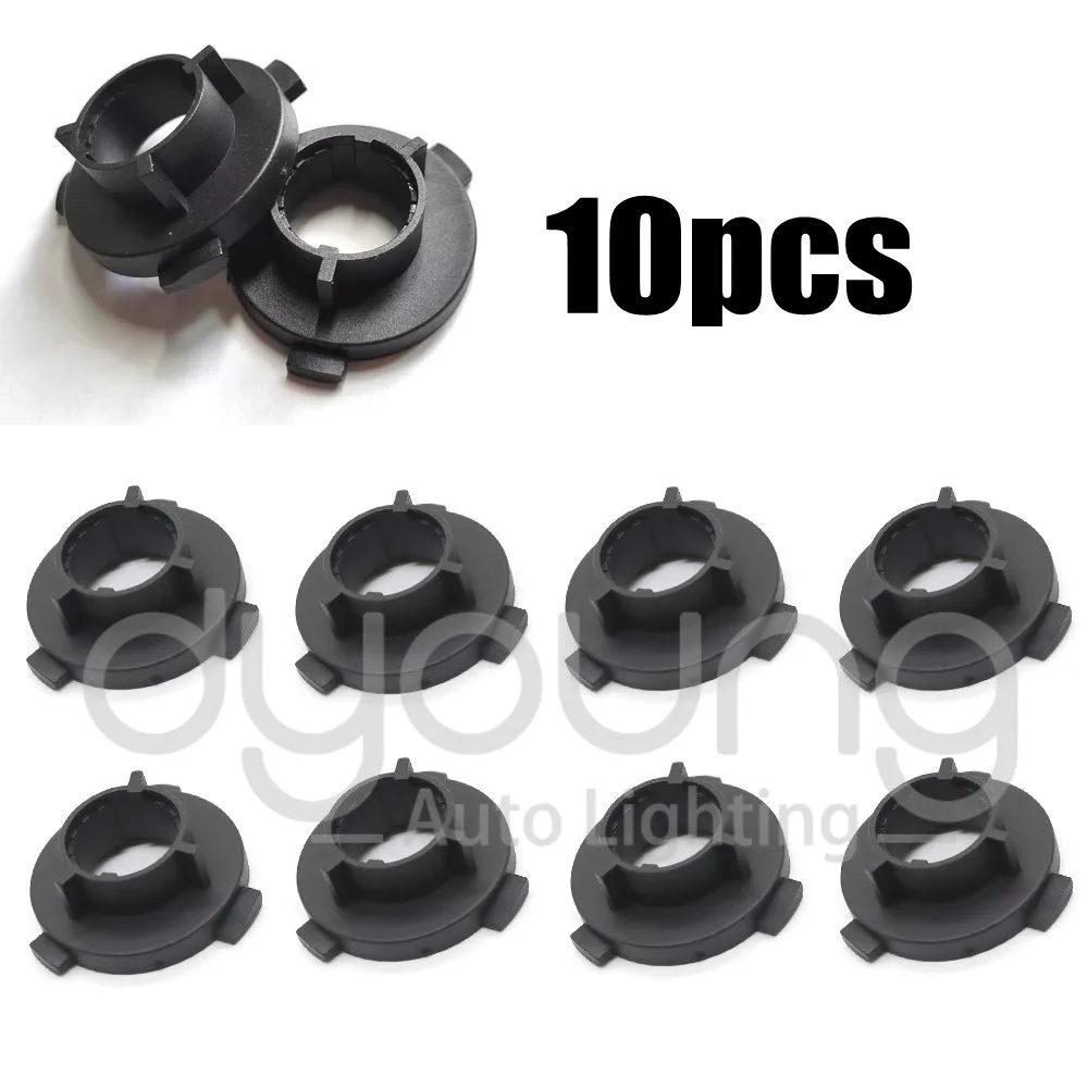 10pcs ABS H7 LED Adapter Holder For KIA K3 K4 K5 Sorento Hyundai New SantaFe Sonata 9 Coupe Tucson Headlights Base lamp holder headlight holder led lamp bulb base light holder