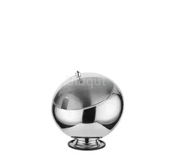 Stainless Steel Oblique-Mouthed Sauce Bowl with Lid - 18cm (Silver have  Lid)