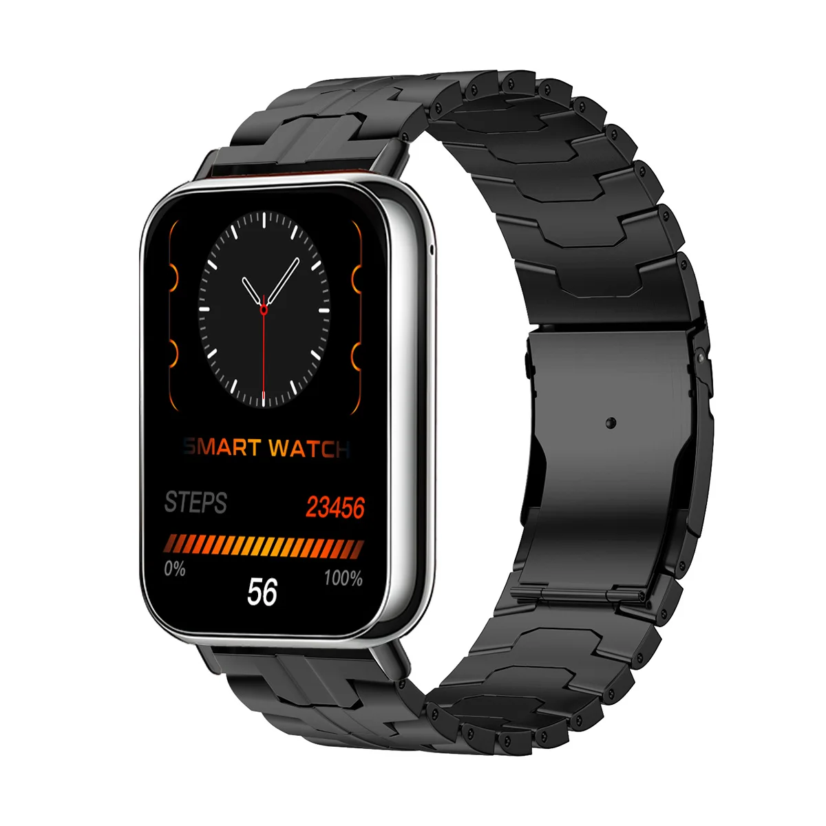 Stainless Steel Metal Bracelet Watchband - Premium Replaceable Business Strap