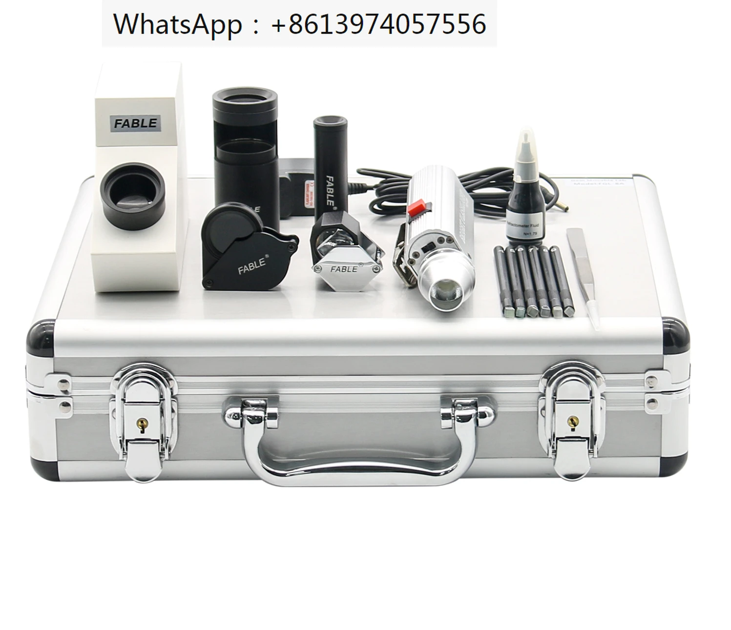 

Драгоценный камень, лаборатория для путешествий, лаборатория, инструмент для тестирования ювелирных изделий с 8 видами инструментов для определения