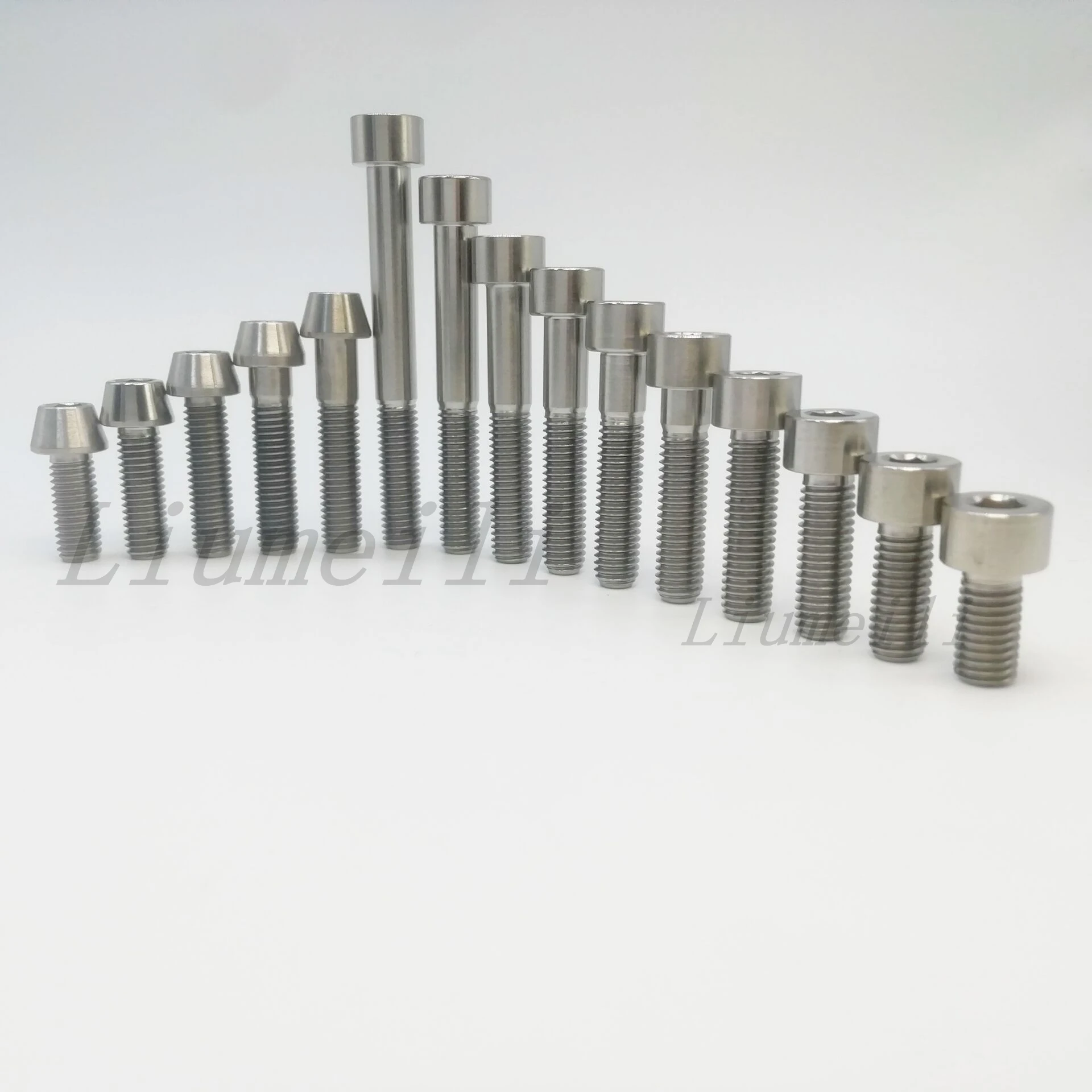 Edelstahlblech 05 Mm Titanschraube M8 X 15 20 25 30 35 40 45 50 55 60 65 Mm Kleiner Flansch M8 Titanbolzen 6 Stück 15-65mm