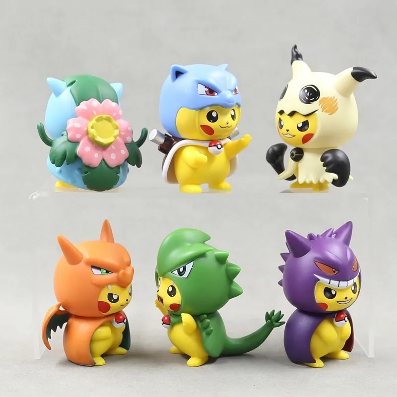 Pikachu Disguise Figures Set