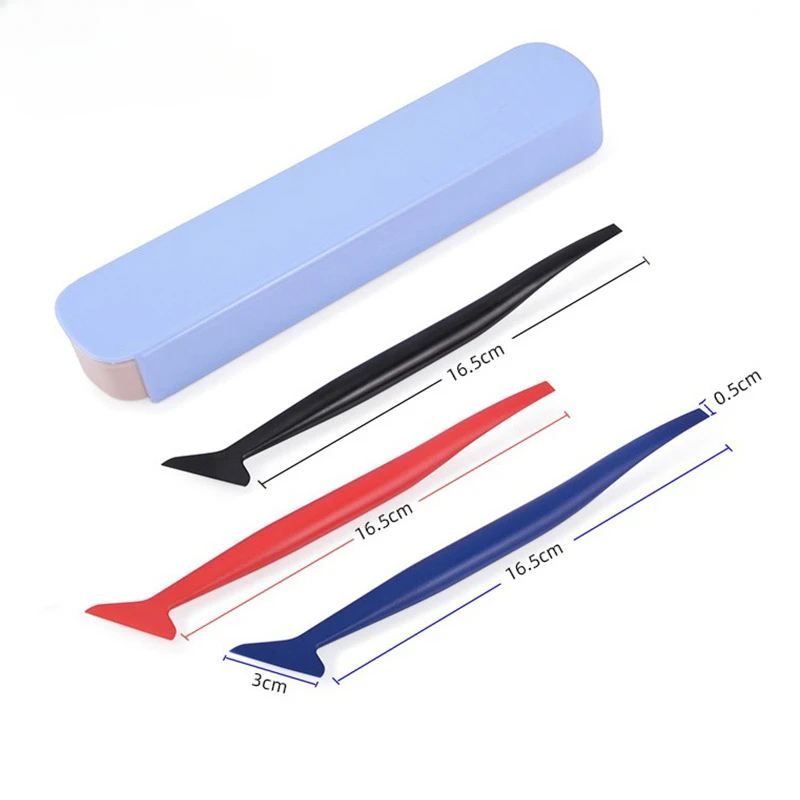 Set De 4 Micro Raclettes Dwcx Pour Pose Film Auto – Vinyle Wrapping Et Joint – Outils