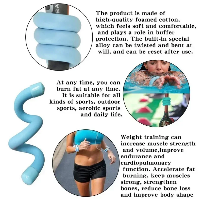 Fitness Wristband Adjustable Wrist And Ankle Weights Ring Exercise Men And Women Wearable For Yoga Swim Jogging Pilates