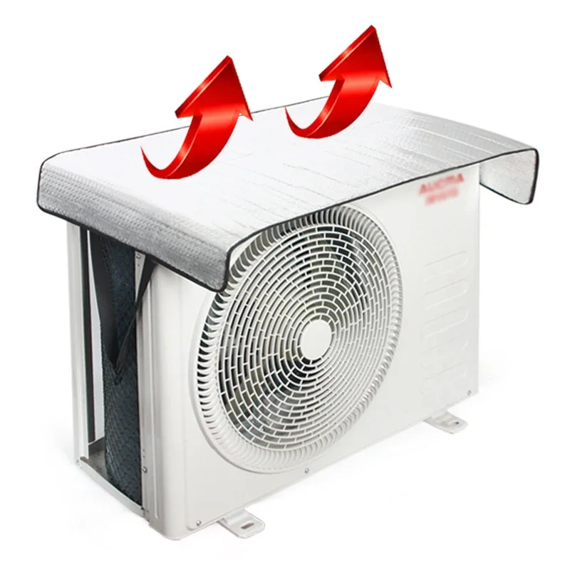 Outdoor Rainproof Air Conditioning Cover Air Conditioner Waterproof Dust Cover Washing Anti-Dust Anti-Snow Cleaning Bag 100*50cm - 4