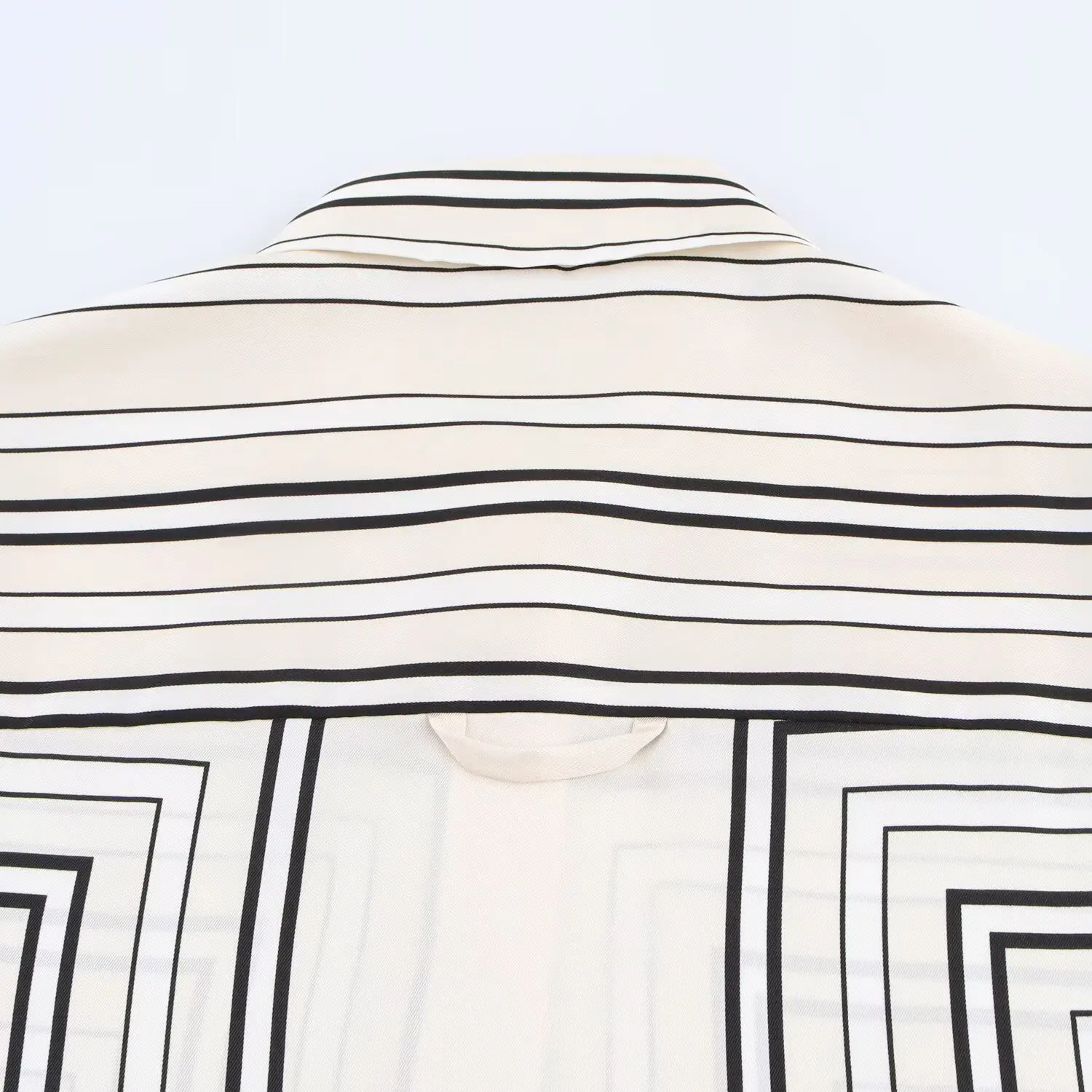 Image of TRAFZA 2025 Women Trouser Suit Turn-down Collar Long Sleeve Single-breasted Slim Print Shirt+High Waist Zipper Loose Long Pants