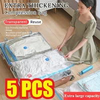 Vacuum Storage Bags Large Plastic Storage Bags for Storing Clothes Blankets Compression Empty Bag Travel Accessories Storage Bag 1