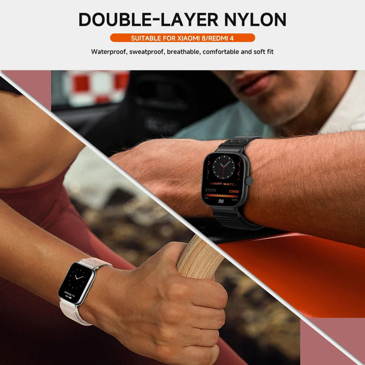Nylon Sport Wristband Replacement
