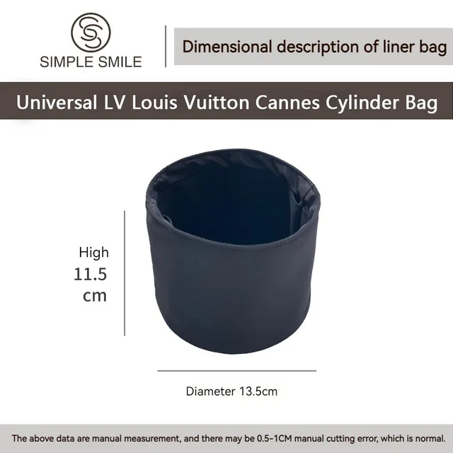 For LV Neonoe MM Make up Organizer Felt Cloth Handbag Insert Bag Travel  Inner Purse Portable Cosmetic Bags - AliExpress