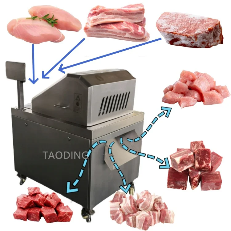 big capacity	 fully automatic slicing frozen meat	industrial meat slicers	meat and bone cutting machine 2