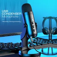 Haomuren USB Microphone for PC Mac Gaming Recording