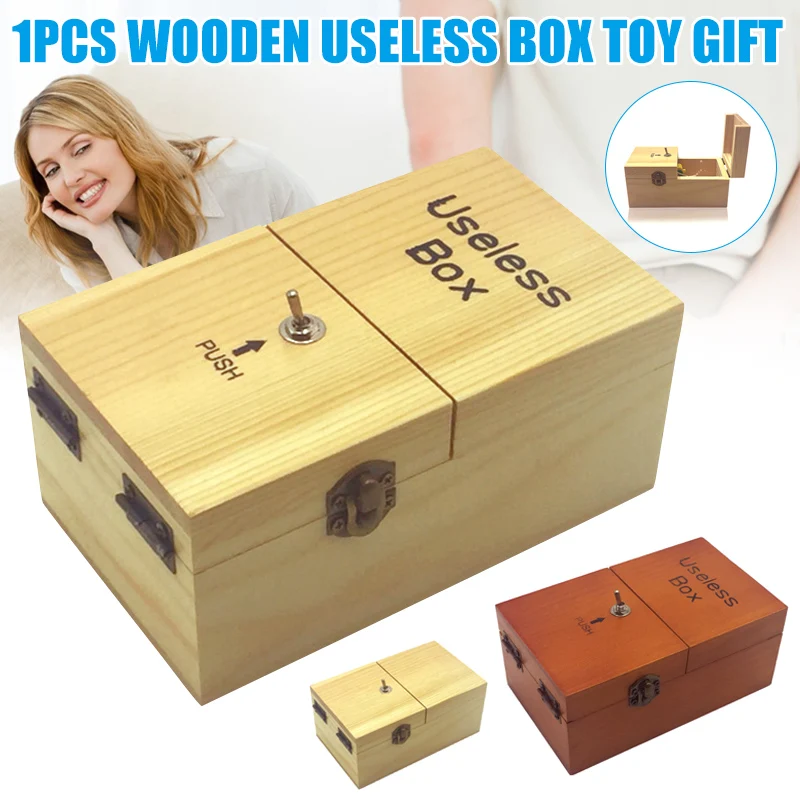 Press-type Useless-Box Toy Comsuming the Time Stress Relief Box for Festival Gift press type stress relief box