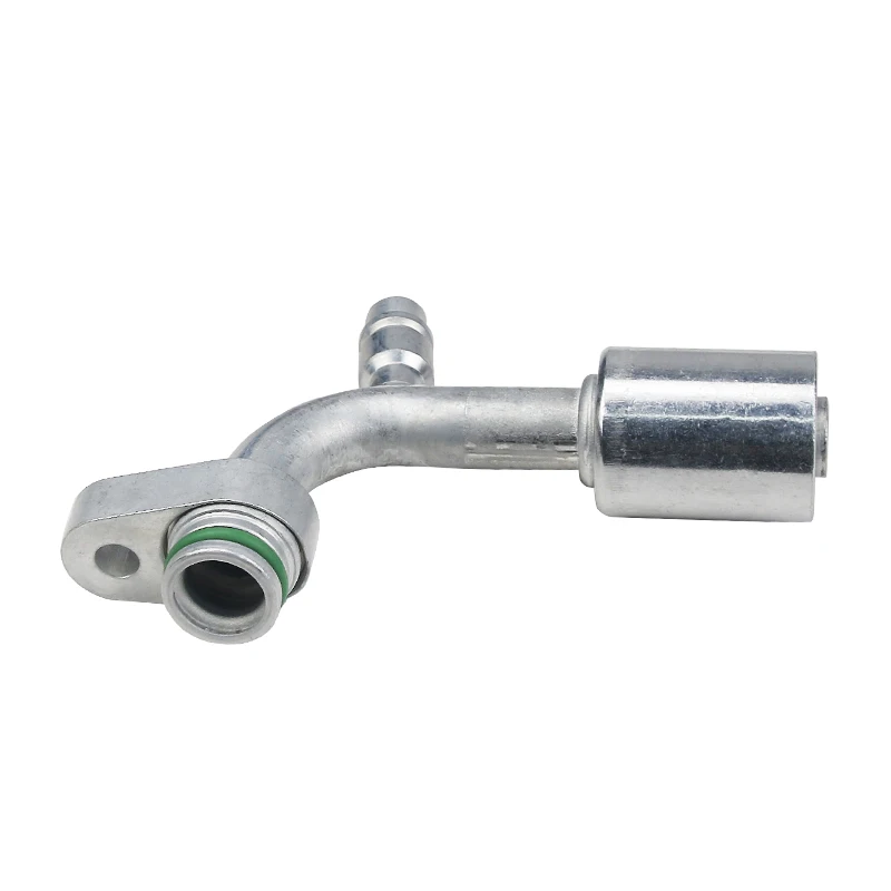 자동차 에어컨 호스 이동식 압력 플레이트 R134a 표준 배리어(두꺼운 벽) 호스용 슬리브 및 노즐이 있는 피팅