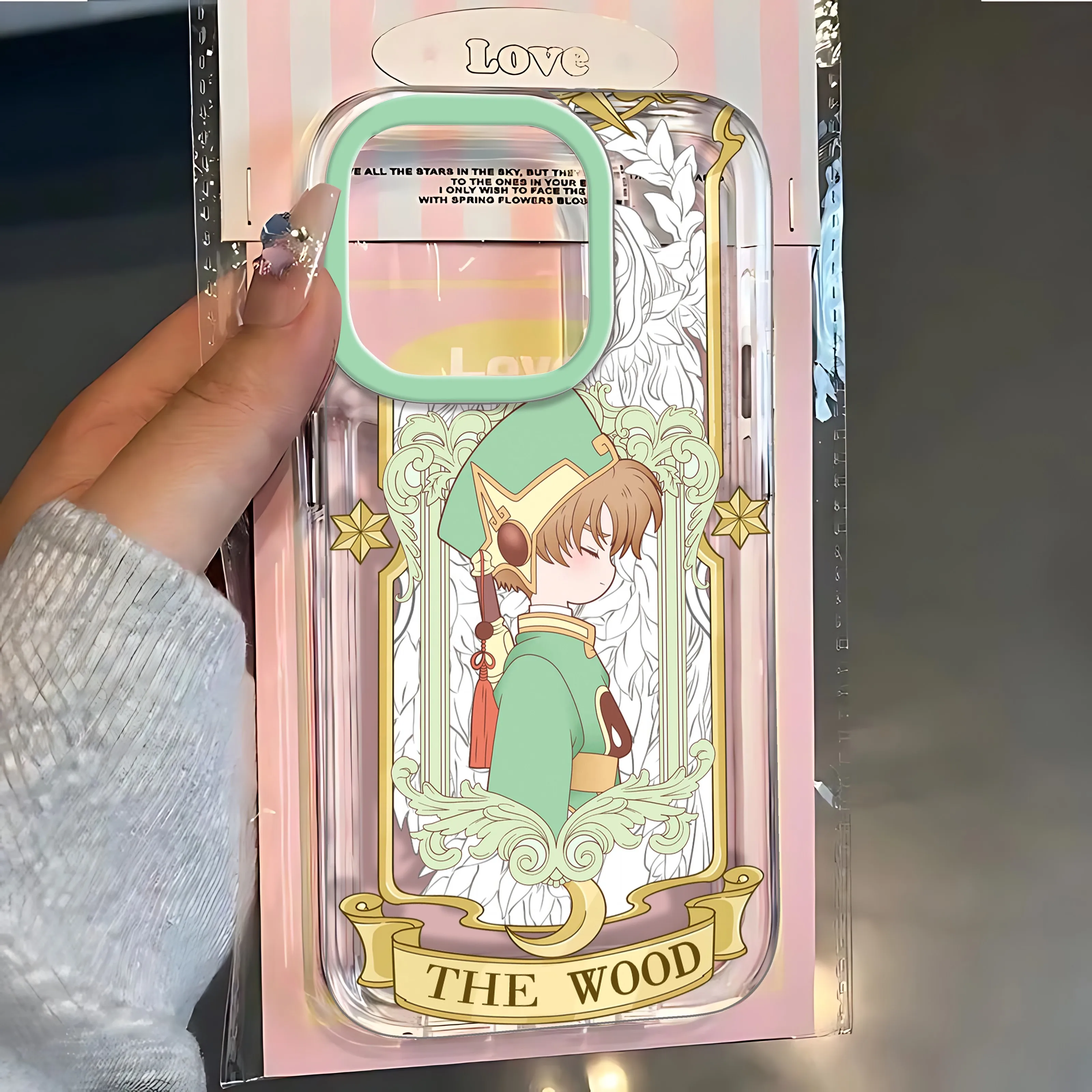 Card Captor Sakura Cartoon Clear Space Phone Case Cover